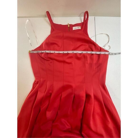 Calvin Klein women’s sleeveless watermelon lines dress size 12 NWT - Picture 3 of 7